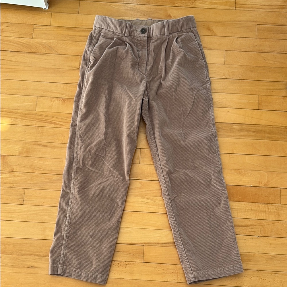 Aritzia Babaton Brown Corduroy Pants